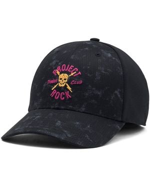 Under Armour S Project Rock Trucker Cap Grey S - Blue