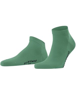 FALKE Cool 24/7 M Sn Cotton Low-cut Plain 1 Pair Trainer Socks - Green