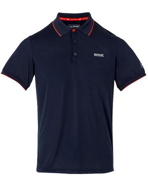 Regatta Shirt Kurzarmshirt Funktionsshirt Poloshirt Remex II - Blau