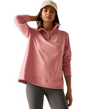 Regatta Demmi Half Zip Fleece Dusty Rose - Red