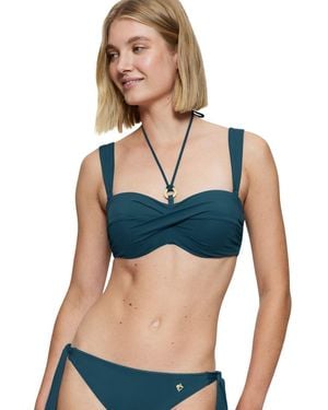 Triumph Summer Twist Dp Bikini Top - Blue