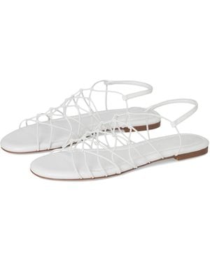 Steve Madden Libra Flat Sandal - White