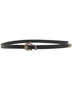 Wrangler Thin Western Belt Cintura - Nero