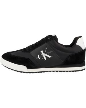 Calvin Klein Jeans Baskets Low Profile Mono Essential Chaussures - Noir