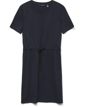 VERO MODA Damenkleid Vmbarbara – Kurzärmliges Wickelkleid In Lässigem Stil | Perfekt Für Sommer, Büro, Freizeit