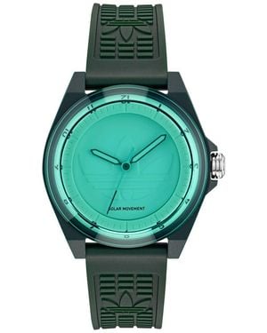 adidas Originals Orologio Analogico al Quarzo -Adulto con Cinturino in Resina AOST25527 - Verde
