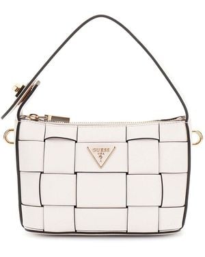 Guess Maylee Mini Hobo Bag Creme White - Blanc