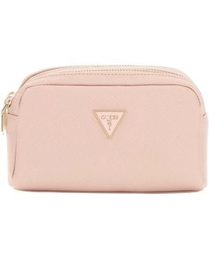Guess Double Zip Candy Pink - Black