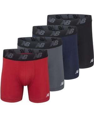 New Balance 5 Performance No Fly Boxer Brief - Azul