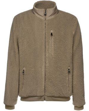 Geox M-Felpa Teddy Zip - Verde