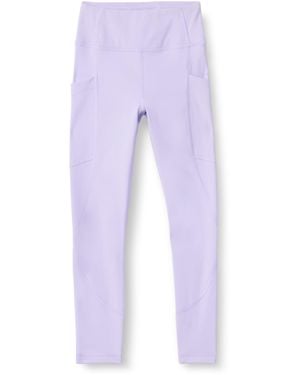 Amazon Essentials Leggins Largos Power Sculpt con Bolsillos Niña - Morado