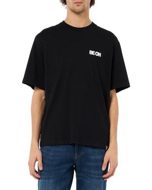 Benetton 3bl0u1099 T-shirt - Black