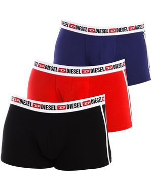 DIESEL Umbx-shawnthreepack Boxer Briefs - Rosso