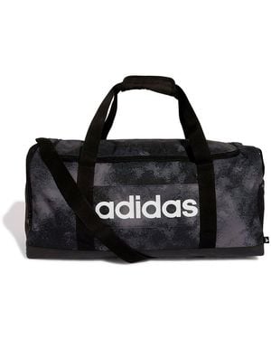 adidas Linear Camo Graphic Medium 39L Duffle Bag One Size - Schwarz