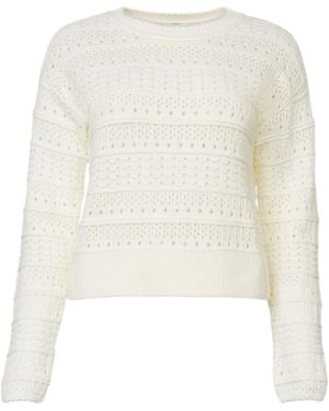 Esprit 024ee1i324 Jumper - White