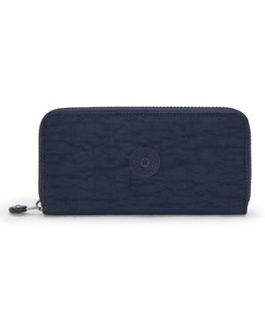 Kipling Wallet & Purses Money World Relaxed Grey Large - Blue