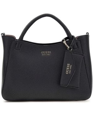 Guess Brenton Girlfriend Satchel S Black