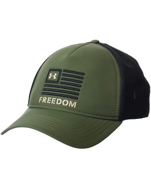Under Armour Standard Freedom Trucker Hat, - Grün