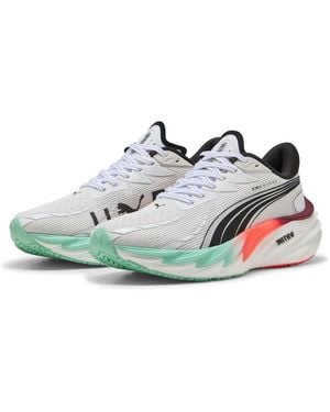 PUMA Velocity Nitro 4 Hyrox Running Shoes Uk 7.5 White - Blue