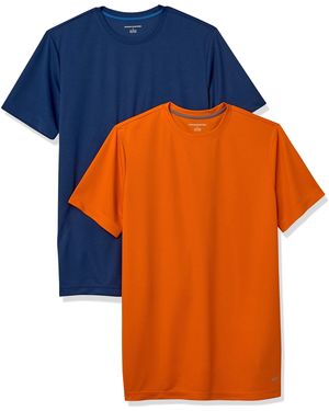 Amazon Essentials Active Performance T-Shirt aus Tech-Stretch - Orange