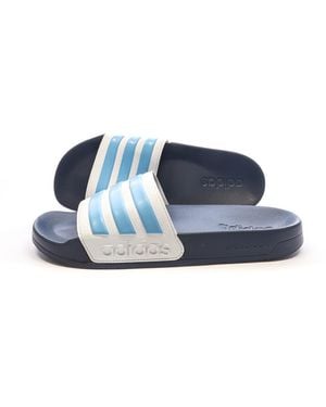 adidas Mixte Adilette Shower Sandale Glissante - Bleu