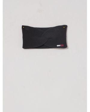 Tommy Hilfiger Tjw Elongated Flag Headband Aw0aw16776 Black