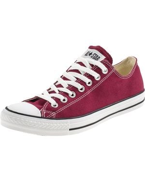 Converse Schuhe Chuck Taylor all Star Ox Maroon - Viola