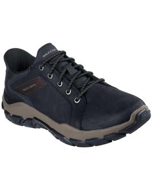 Skechers Usa Santoro-rowdy Moccasin - Blue