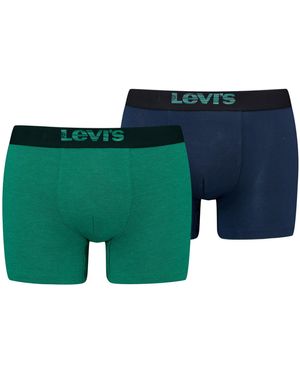 Levi's Optical Illusion-Boxer in Cotone Organico - Verde