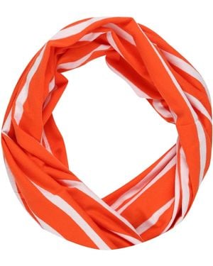 Regatta S Ladies Shaila Coolweave Cotton Strip Jersey Scarf - Red