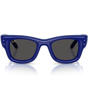 Ray-Ban Rb4940 Wayfarer Puffer Blacked Out Collection By A$ap Rocky Adult Glasses - Blue