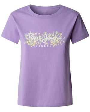 Pepe Jeans AVA T-Shirt - Viola