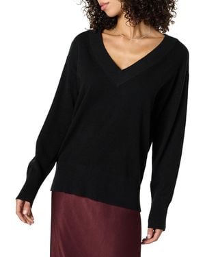 The Drop Maye Essential V-Neck Sweater Maglione - Nero
