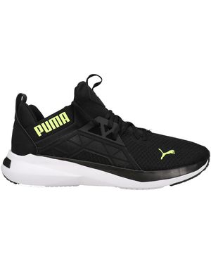 PUMA Softride Enzo Nxt Lace Up Sneaker Black/Yllw 12 Medium US - Schwarz