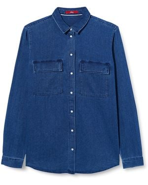 S.oliver 120.10.102.10.100.2058217 Bluse - Blau