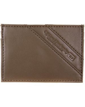 DIESEL Back-t O-u Card Holder Olive Green - Brown