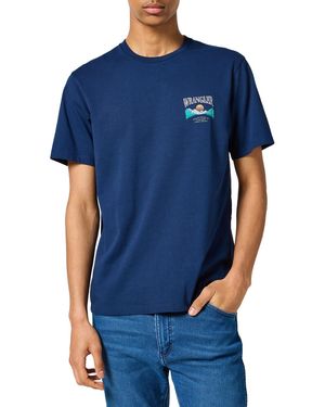 Wrangler Graphic Tee T-shirt - Blue