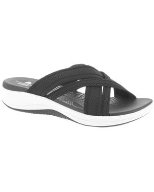 Clarks Mira Isle Slide Sandal - Grau