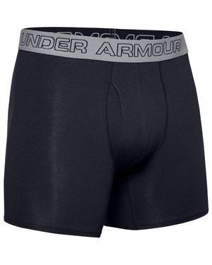 Under Armour S Cotton 3 Pack Of Boxers Black 4xl - Blue