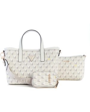Guess G Wave II Mini Tote Sac à Main - Métallisé