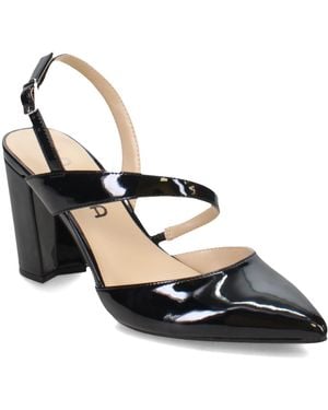 Unisa , Mottie Pump, Black Patent, 5 Uk