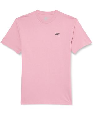 Vans Left Chest Logo Tee Em - Pink