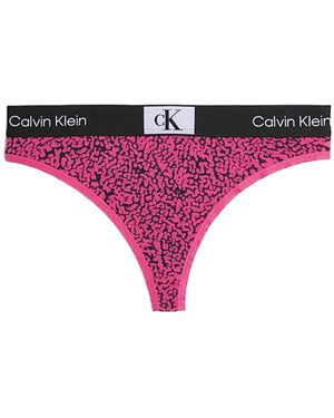 Calvin Klein String Baumwolle - Pink