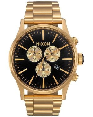 Nixon Chronograph Quarz Uhr mit Edelstahl Armband A386-510-00 - Mehrfarbig