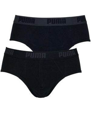 PUMA 521030001 Briefs Underwear Pack Of 4 - Black