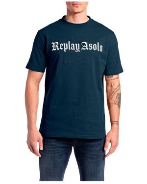 Replay M6301 T-Shirt - Blu