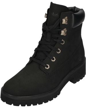 Timberland Mujer Carnaby Cool 6 Inch Botas,Black Nubuck,37 EU - Negro