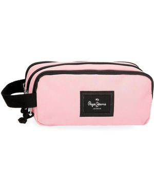 Pepe Jeans Astuccio triplo 22 x 12 x 5 - Rosa