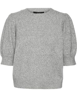 Vero Moda Vmdoffy 2/4 O-Neck Pullover Ga Noos - Grau