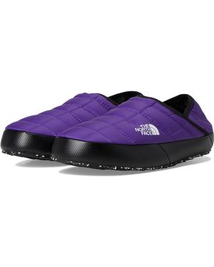 The North Face Thermoball Traction Mule V Winter Shoe | Insulated & Water Repellent - Purple